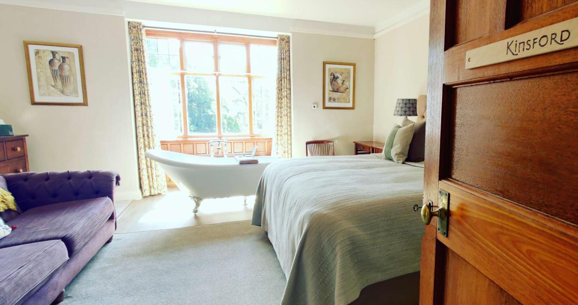 Luxury Bed And Breakfast At Bossington Hall In Exmoor, Somerset Porlock Exteriér fotografie